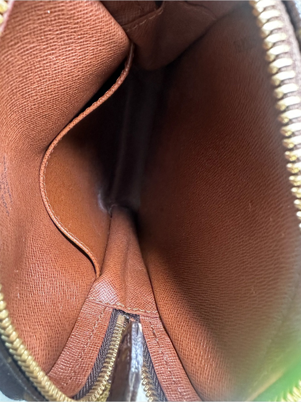 Louis Vuitton Danube Monogram Messenger Bag in Brown and Tan - Picture 9 of 13